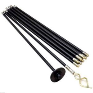 TT089 Tried + Tested Drain Rod Set with Attachments (12 Pieces)