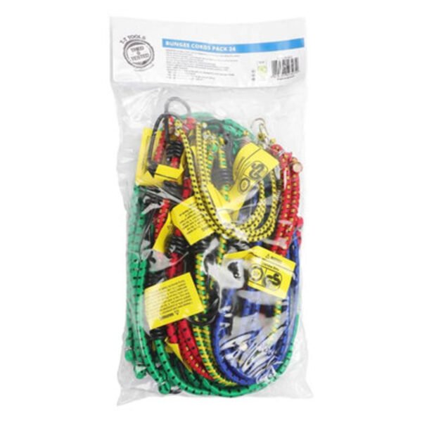TT199 Tried + Tested Assorted Bungee Cord Set (24 Pieces)