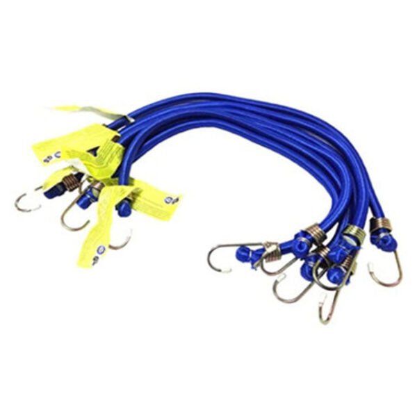 TT243 Tried + Tested 6 Piece Bungee Cord Set (12mm x 600mm)